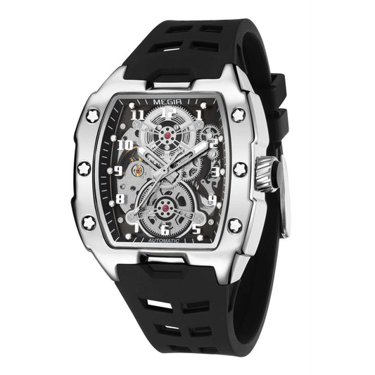 Waterproof Barrel-shaped Men's Sports Mechanical Watch